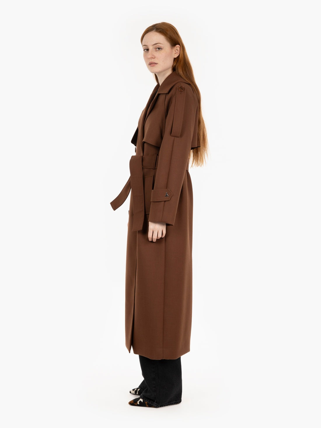 Hamida Modern Trench-Style Coat